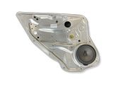 Rear window lifting mechanism without motor