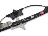 Rear window lifting mechanism without motor