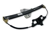 Rear window lifting mechanism without motor
