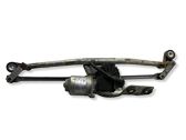 Front wiper linkage and motor