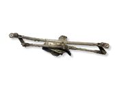 Front wiper linkage and motor