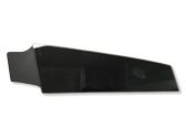 Front door glass trim molding
