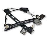 Front window lifting mechanism without motor