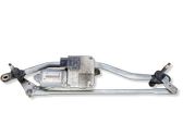 Front wiper linkage and motor