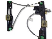 Front door window regulator with motor