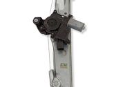 Rear door window regulator with motor
