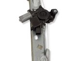 Rear door window regulator with motor