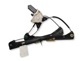 Rear window lifting mechanism without motor