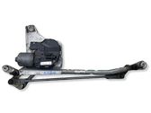 Front wiper linkage and motor