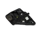 Rear window lifting mechanism without motor