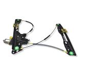 Front door window regulator with motor