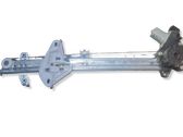 Rear door window regulator with motor