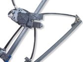 Front door window regulator with motor