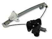Front door window regulator with motor