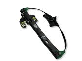 Rear door window regulator with motor