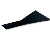 Rear door glass trim molding