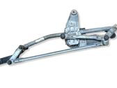 Front wiper linkage and motor