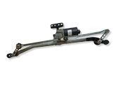 Front wiper linkage and motor