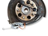 Rear wheel hub spindle/knuckle