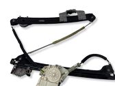 Rear door window regulator with motor