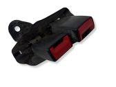 Middle seatbelt buckle (rear)