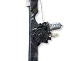 Rear door window regulator with motor