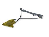 Rear window lifting mechanism without motor