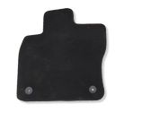 Rear floor mat