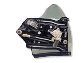 Rear door window regulator with motor
