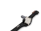 Rear door window regulator with motor