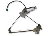 Front door window regulator with motor