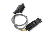 Rear door soft close latching motor