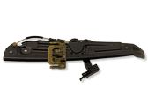 Rear window lifting mechanism without motor