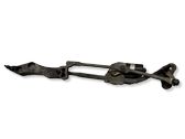 Front wiper linkage and motor
