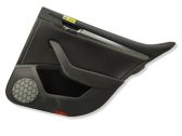 Rear door card panel trim