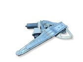 Rear door window regulator with motor