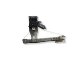 Rear door window regulator with motor