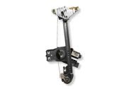 Rear door window regulator with motor