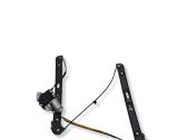 Sliding door window regulator with motor