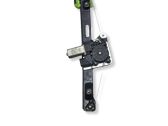 Rear door window regulator with motor