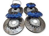 Brake discs and calipers set