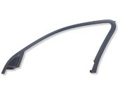 Front door glass trim molding