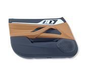 Front door card panel trim