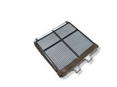 Heater blower radiator