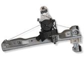 Front door window regulator with motor