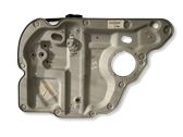 Rear window lifting mechanism without motor