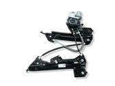 Rear door window regulator with motor