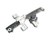 Rear door window regulator with motor