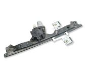 Rear door window regulator with motor