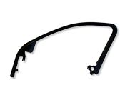 Front door glass trim molding